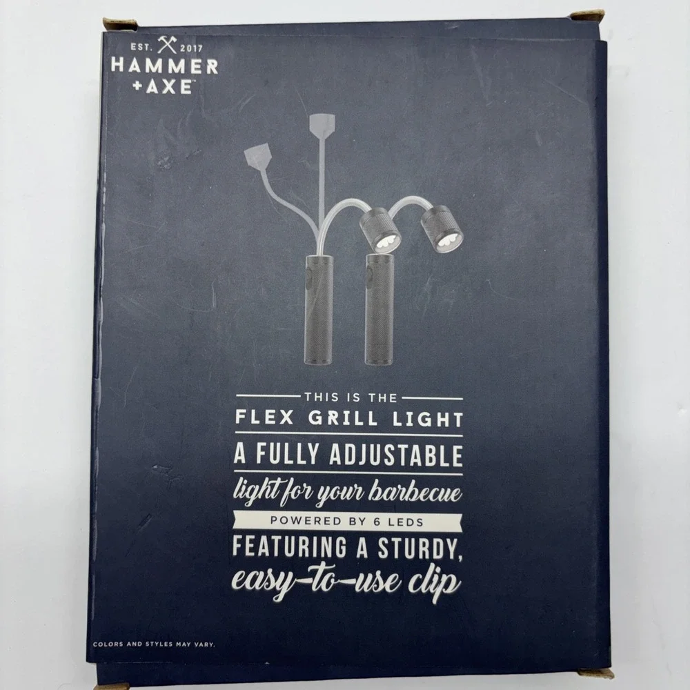 Hammer+Axe Flex Grill Light Set with‎ Fully Adjustable LED Lights, Magnet Mount